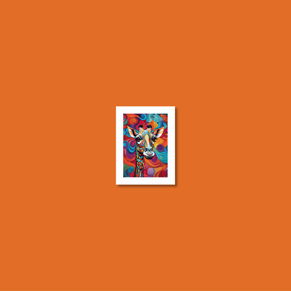 ABSTRACT GIRAFFE **UNFRAMED ART PRINT**