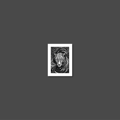 ABSTRACT LEOPARD **UNFRAMED ART PRINT**