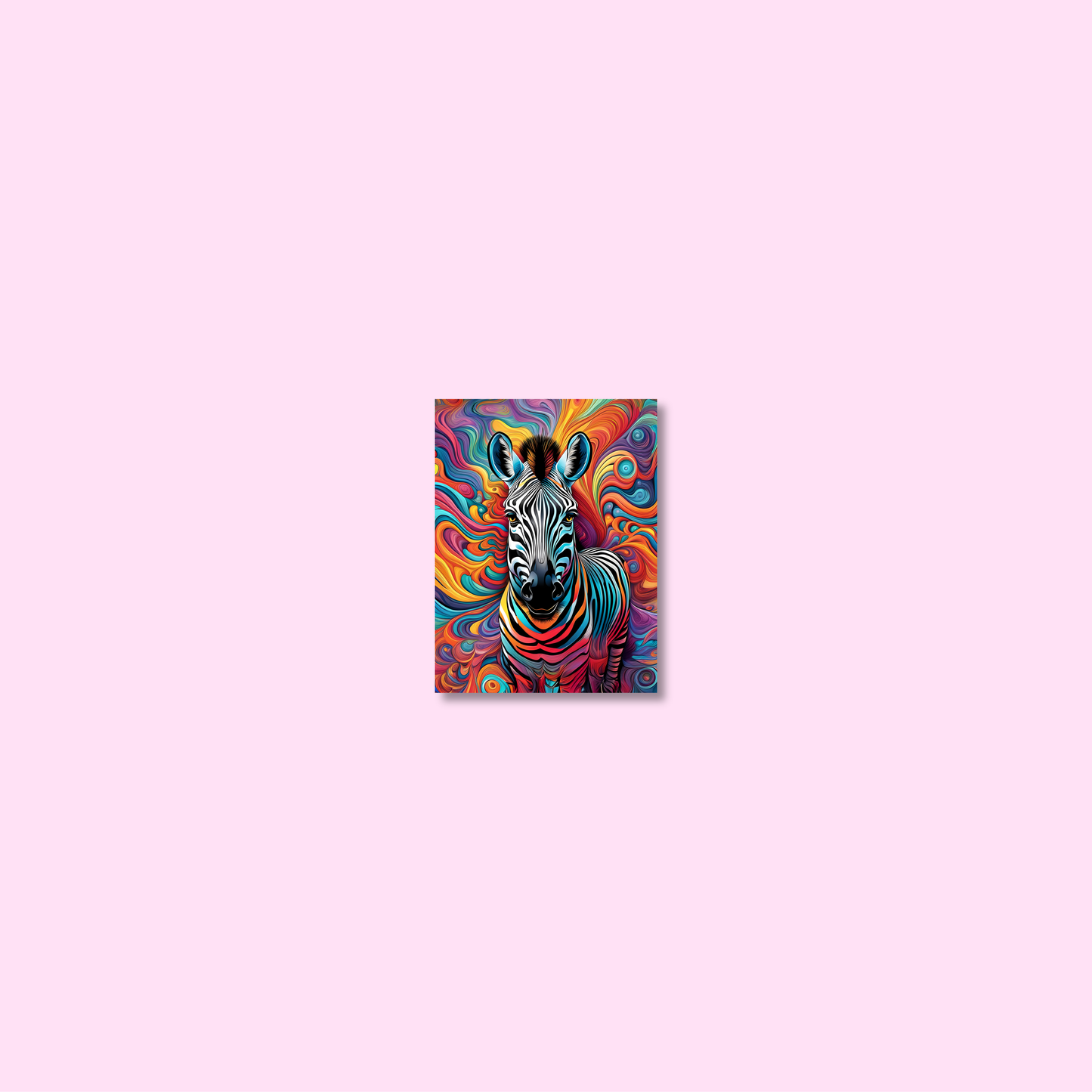 ABSTRACT ZEBRA **UNFRAMED ART PRINT**