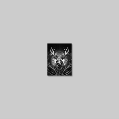 ABSTRACT STAG **UNFRAMED ART PRINT**