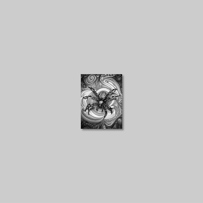 ABSTRACT SPIDER **UNFRAMED ART PRINT**