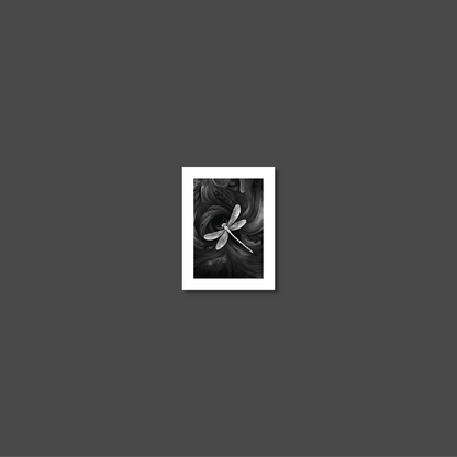 ABSTRACT DRAGONFLY **UNFRAMED ART PRINT**