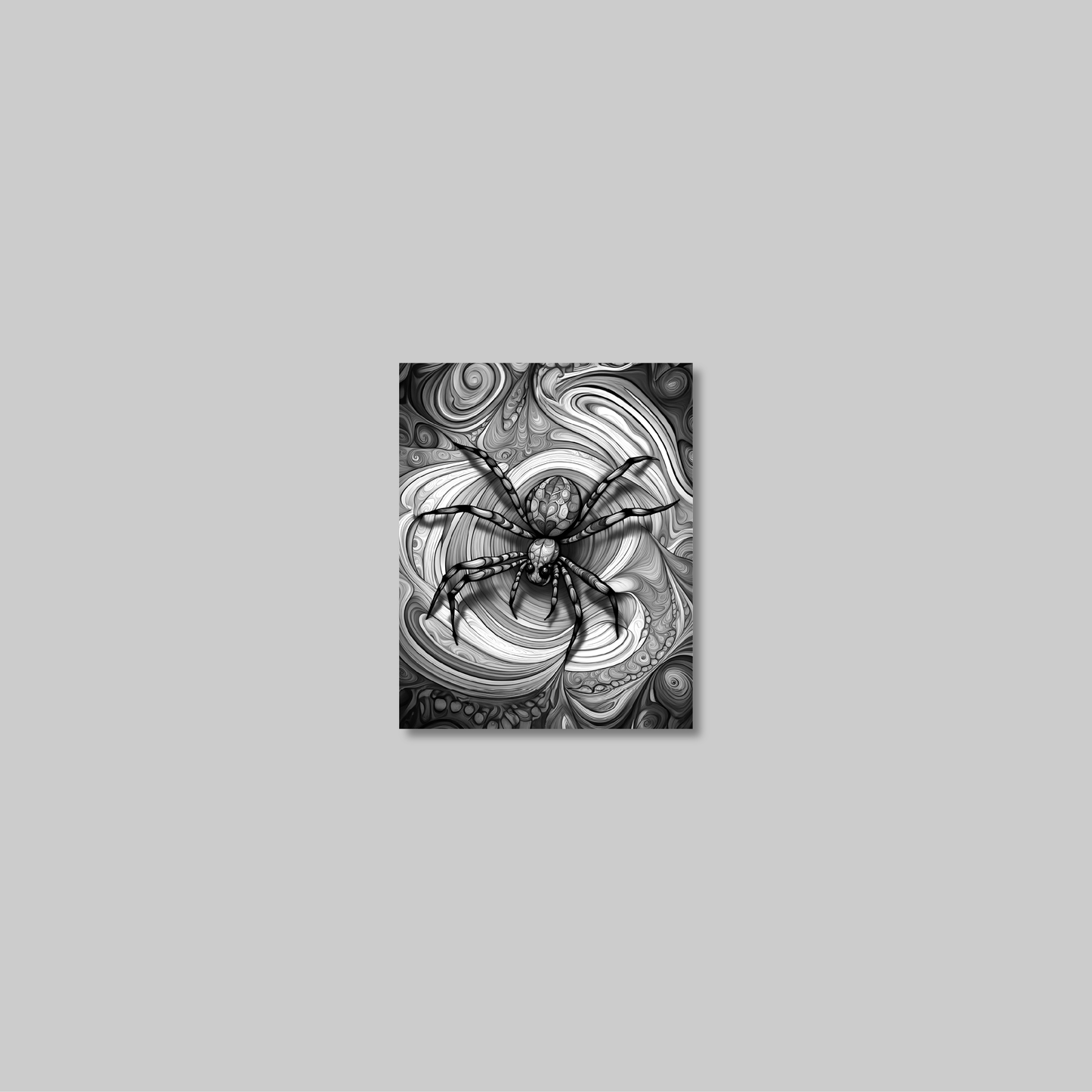 ABSTRACT SPIDER **UNFRAMED ART PRINT**