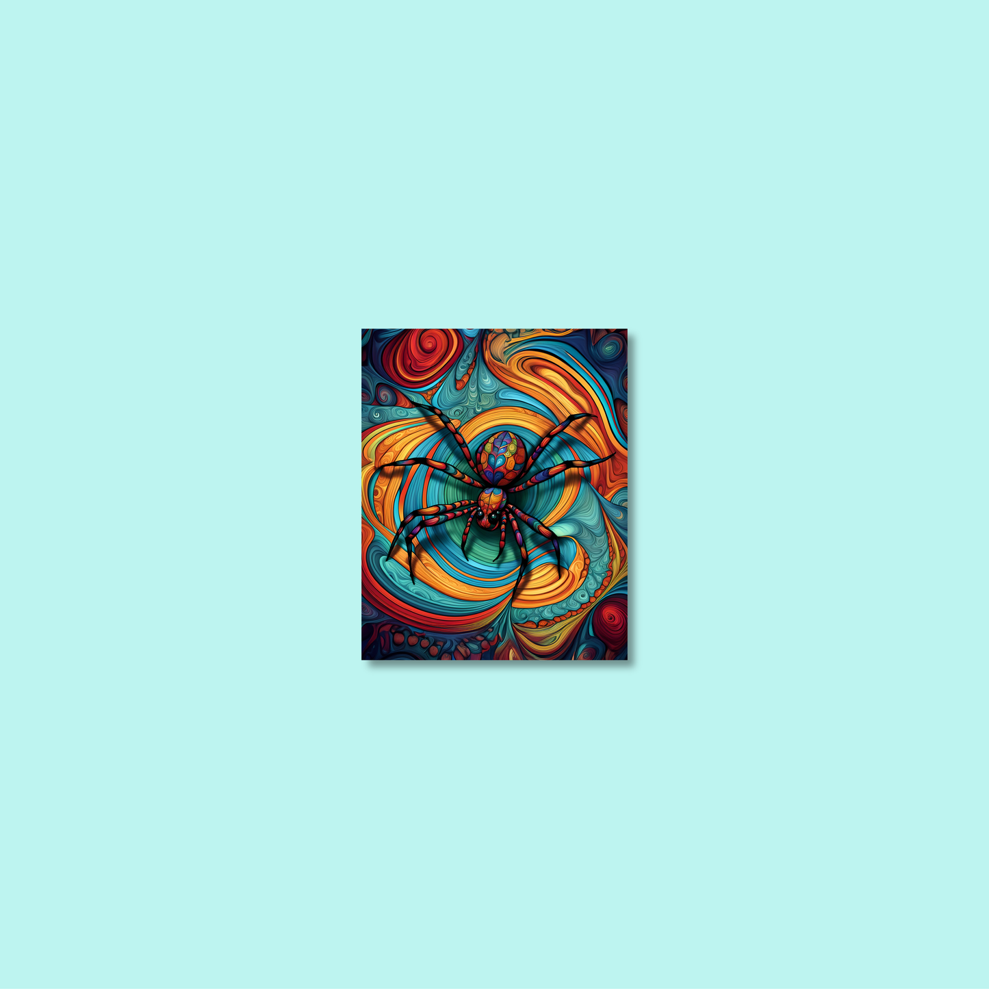 ABSTRACT SPIDER **UNFRAMED ART PRINT**