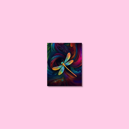 ABSTRACT DRAGONFLY **UNFRAMED ART PRINT**