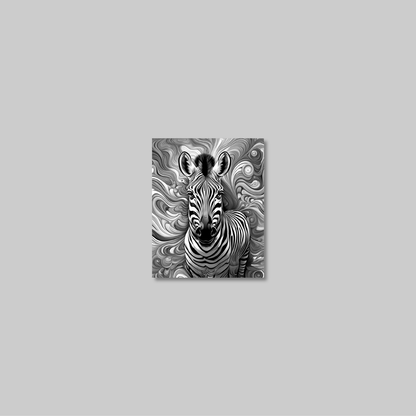ABSTRACT ZEBRA **UNFRAMED ART PRINT**