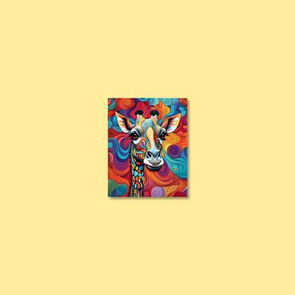 ABSTRACT GIRAFFE **UNFRAMED ART PRINT**
