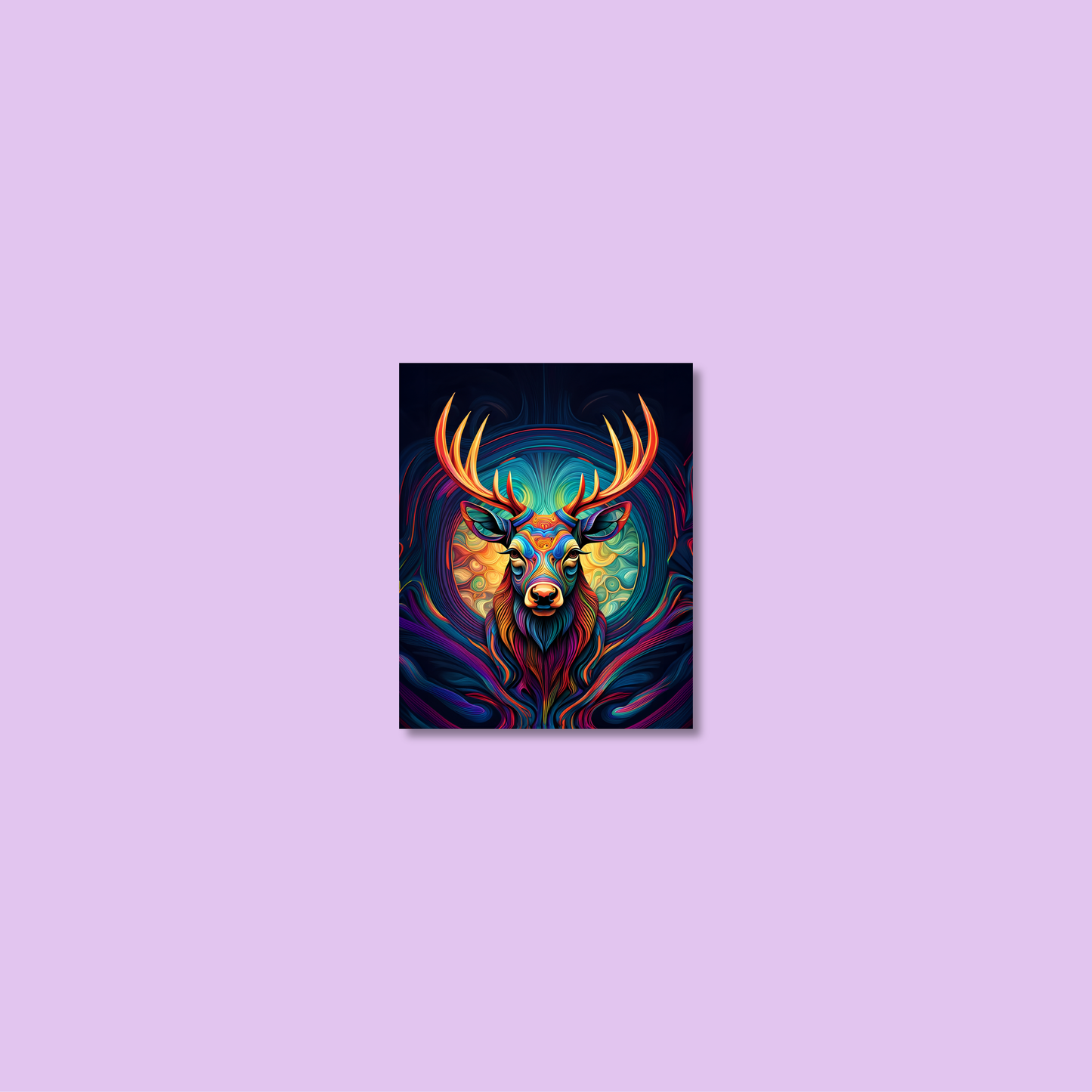 ABSTRACT STAG **UNFRAMED ART PRINT**