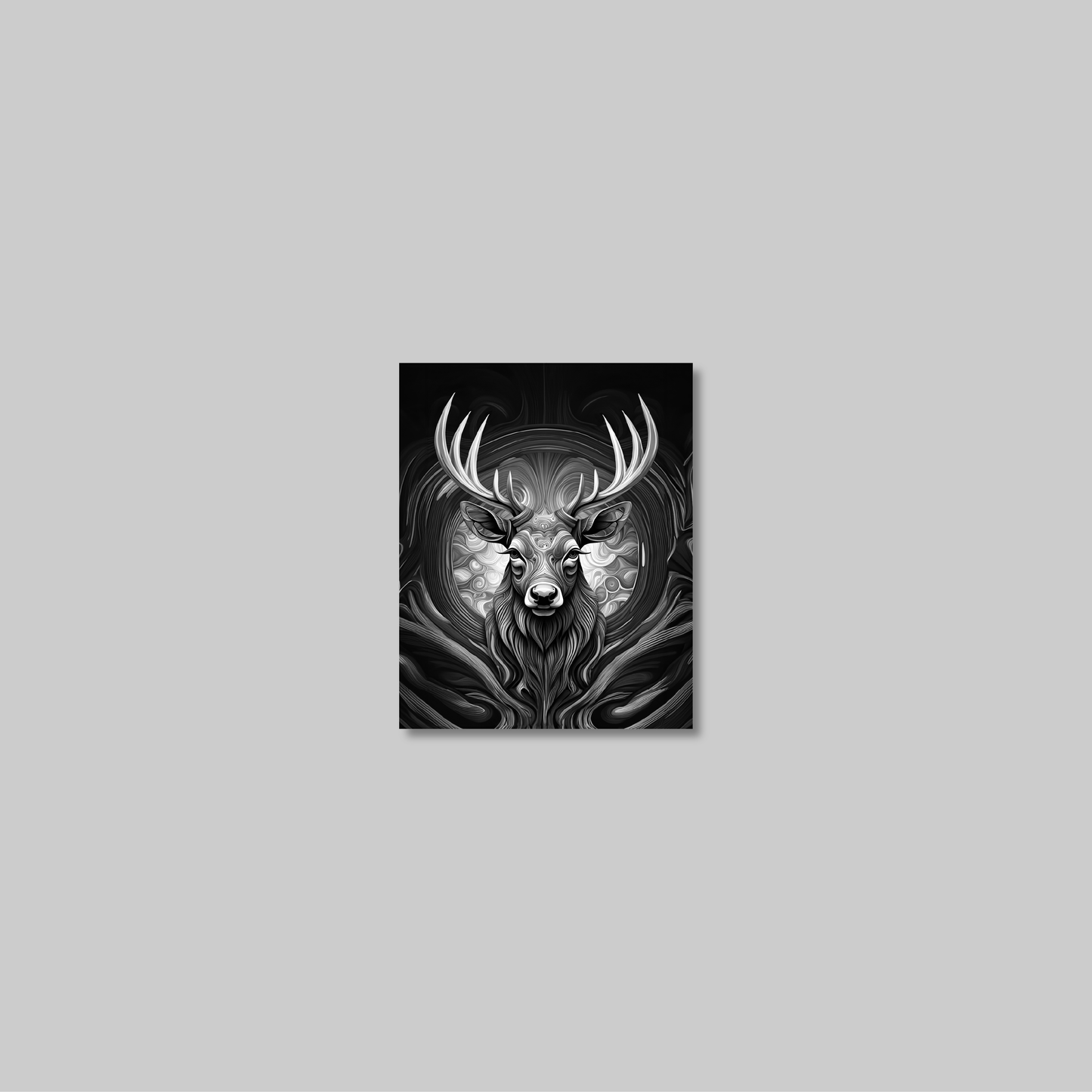 ABSTRACT STAG **UNFRAMED ART PRINT**