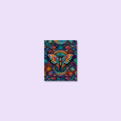 ABSTRACT MOTH **UNFRAMED ART PRINT**