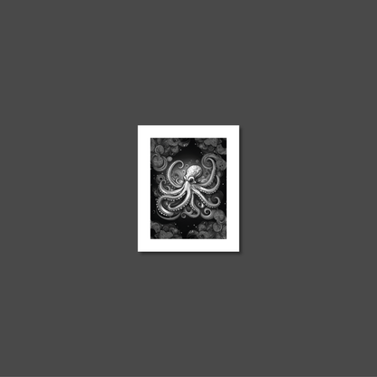 ABSTRACT OCTOPUS **UNFRAMED ART PRINT**