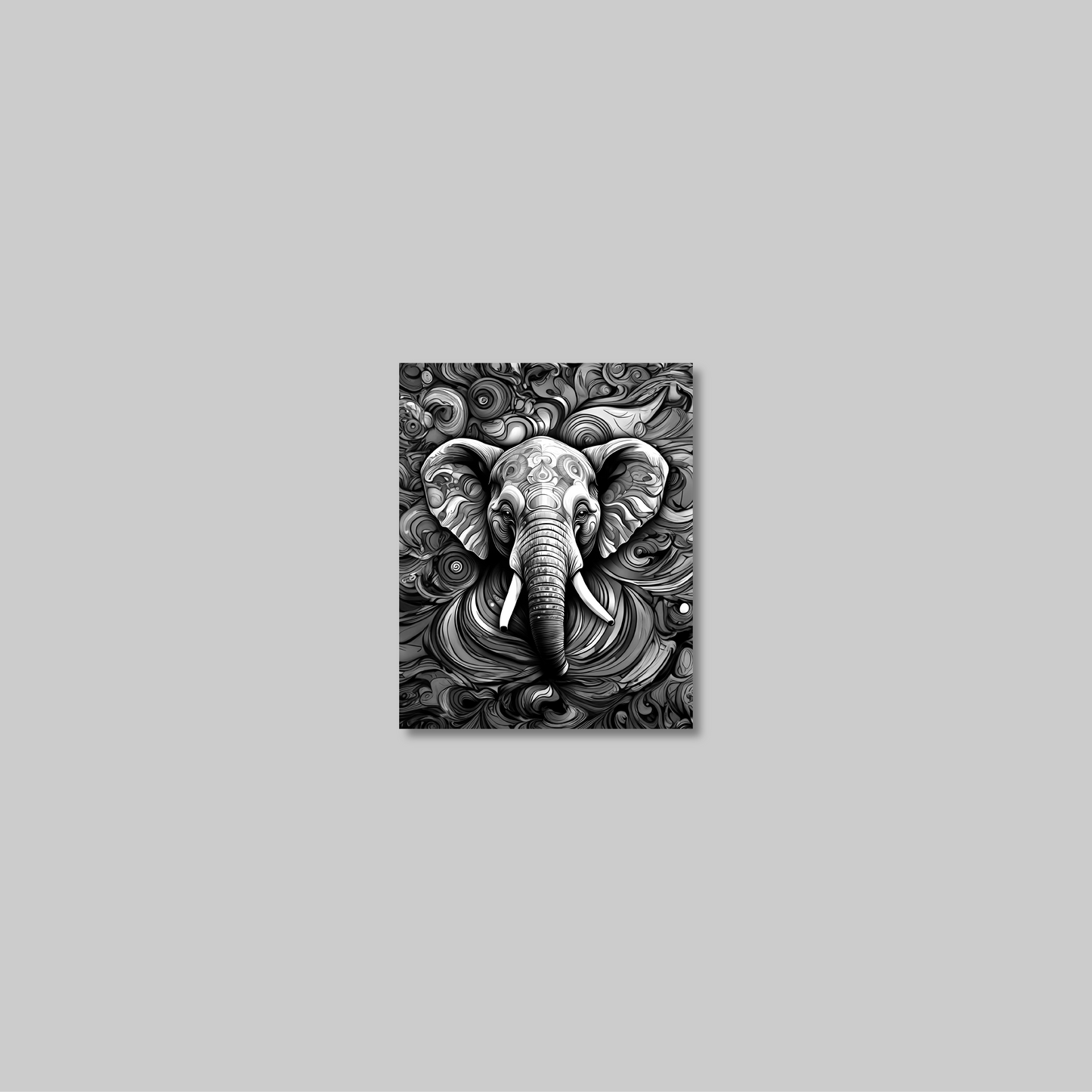 ABSTRACT ELEPHANT **UNFRAMED ART PRINT**