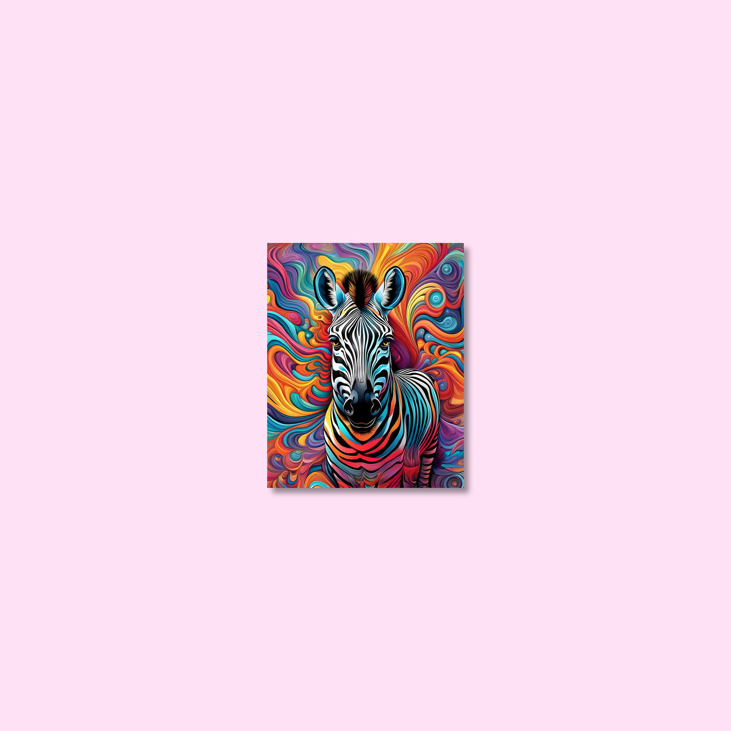 ABSTRACT ZEBRA **UNFRAMED ART PRINT**