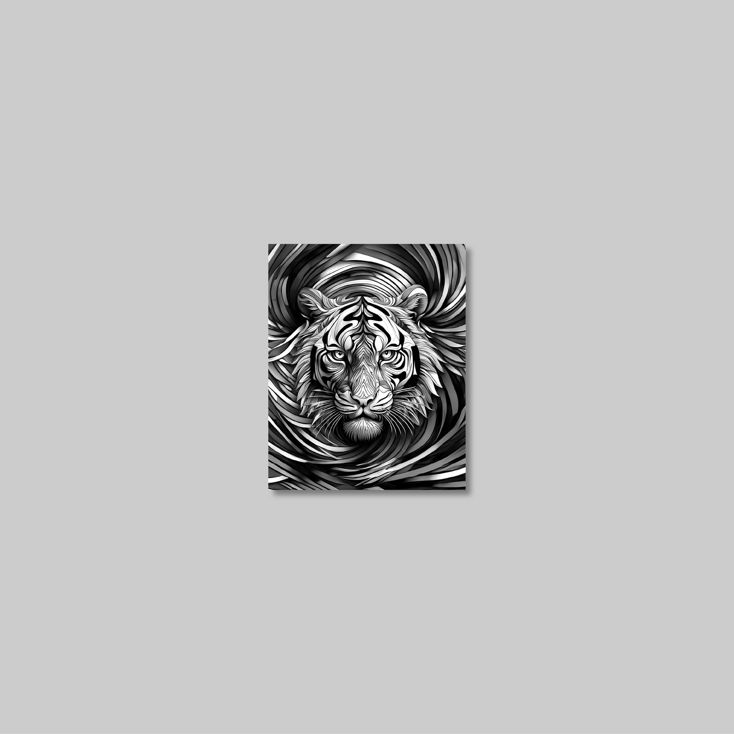 ABSTRACT TIGER **UNFRAMED ART PRINT**