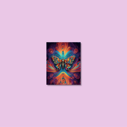 ABSTRACT BUTTERFLY **UNFRAMED ART PRINT**