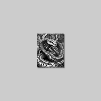 ABSTRACT COBRA **UNFRAMED ART PRINT**