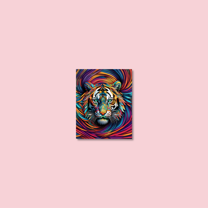 ABSTRACT TIGER **UNFRAMED ART PRINT**