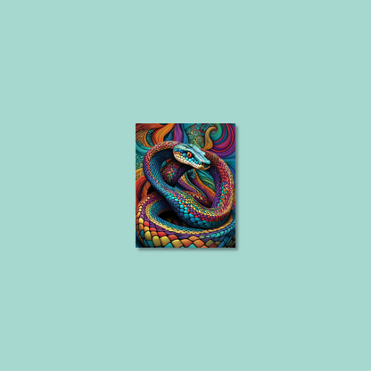 ABSTRACT COBRA **UNFRAMED ART PRINT**