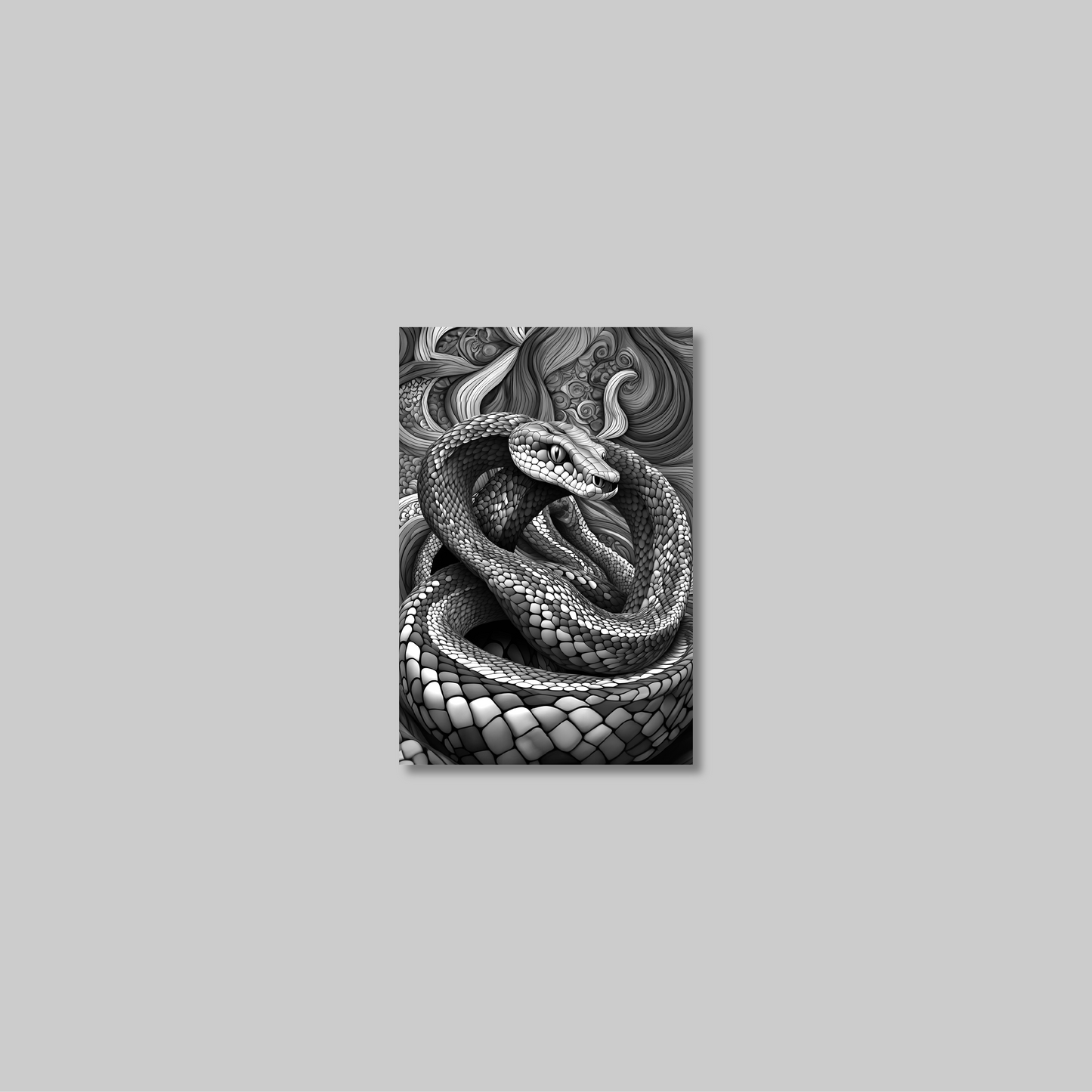 ABSTRACT COBRA **UNFRAMED ART PRINT**