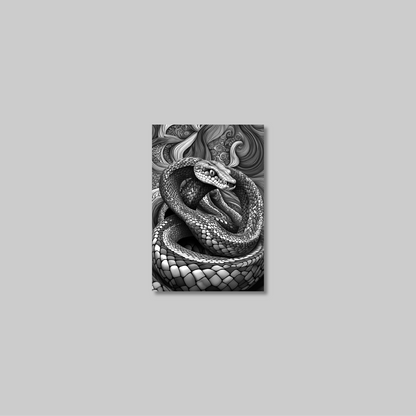 ABSTRACT COBRA **UNFRAMED ART PRINT**