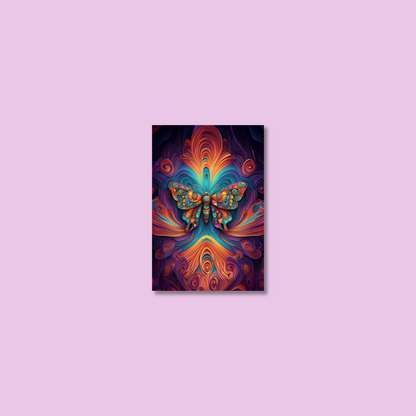 ABSTRACT BUTTERFLY **UNFRAMED ART PRINT**