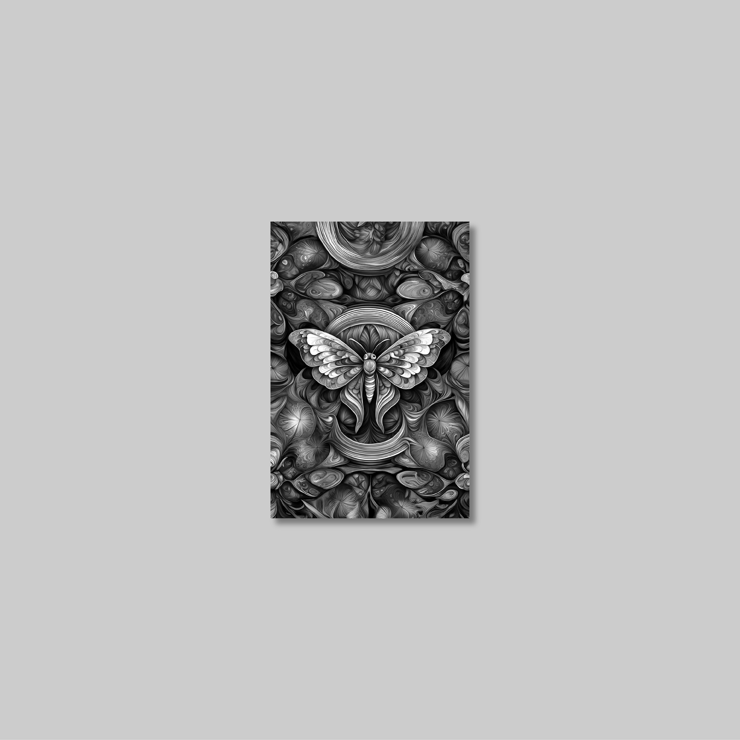 ABSTRACT MOTH **UNFRAMED ART PRINT**