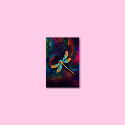 ABSTRACT DRAGONFLY **UNFRAMED ART PRINT**