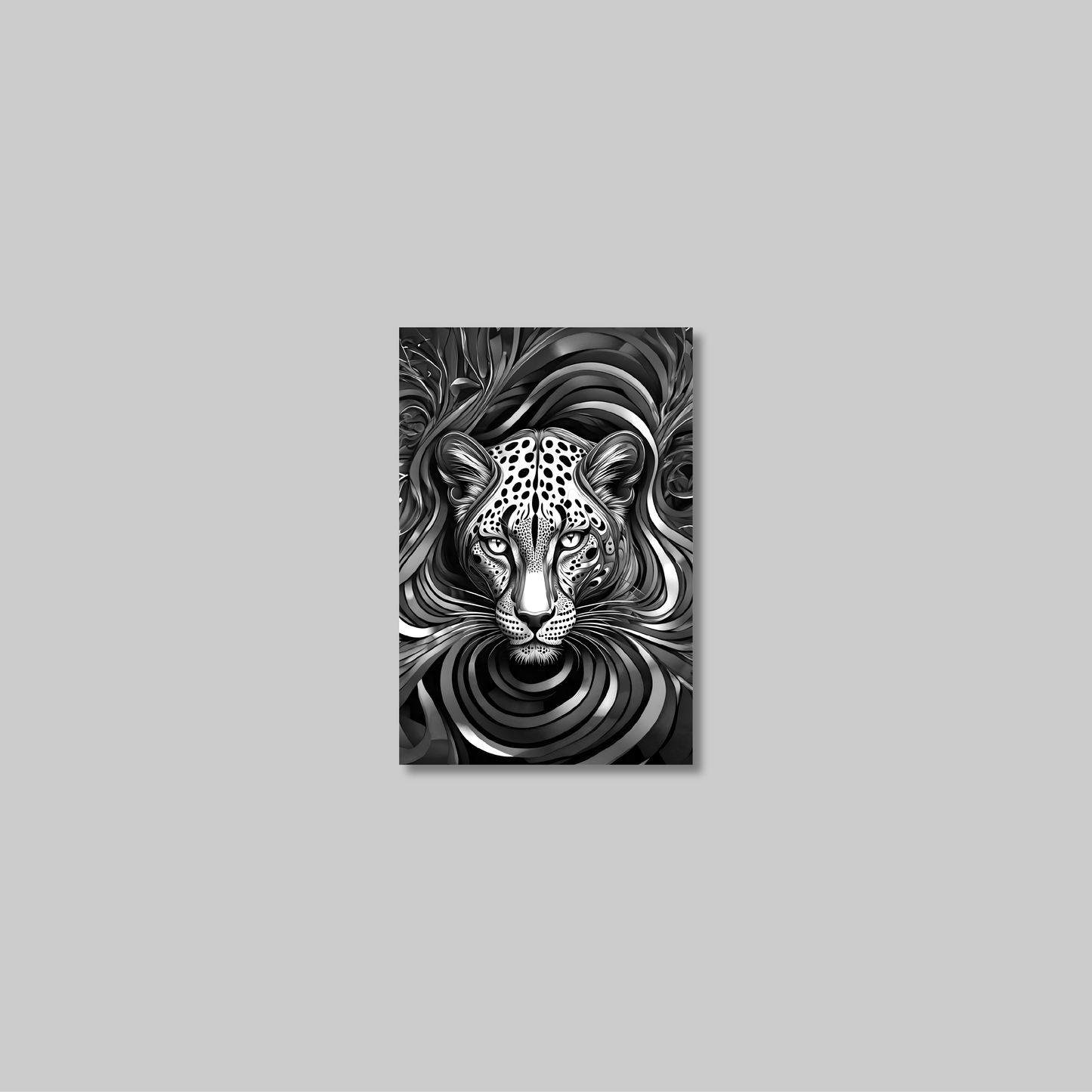 ABSTRACT LEOPARD **UNFRAMED ART PRINT**