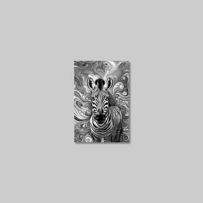 ABSTRACT ZEBRA **UNFRAMED ART PRINT**