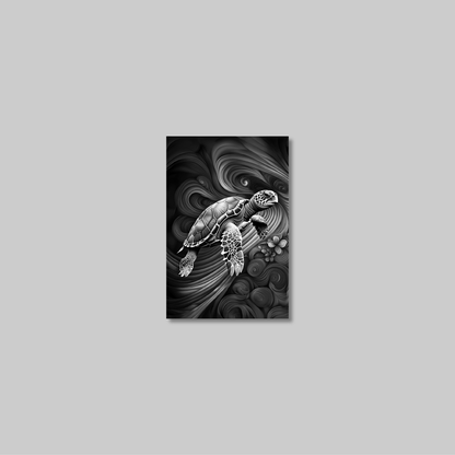 ABSTRACT TURTLE **UNFRAMED ART PRINT**