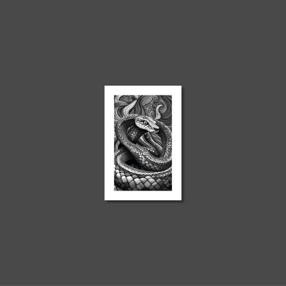 ABSTRACT COBRA **UNFRAMED ART PRINT**