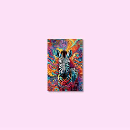 ABSTRACT ZEBRA **UNFRAMED ART PRINT**