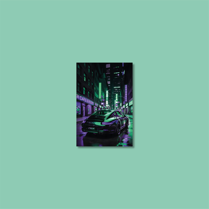 PORSCHE 911 (BACK) **UNFRAMED POSTER**