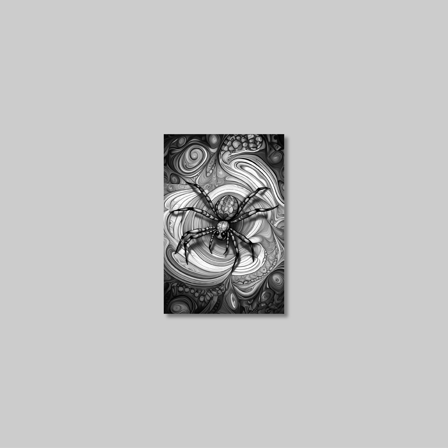 ABSTRACT SPIDER **UNFRAMED ART PRINT**