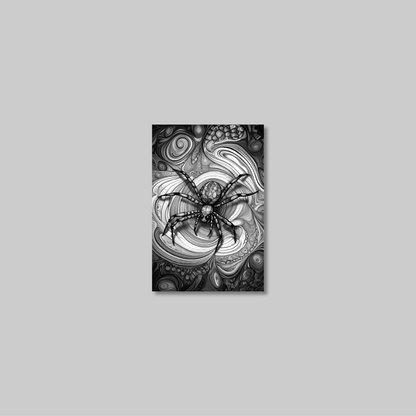 ABSTRACT SPIDER **UNFRAMED ART PRINT**