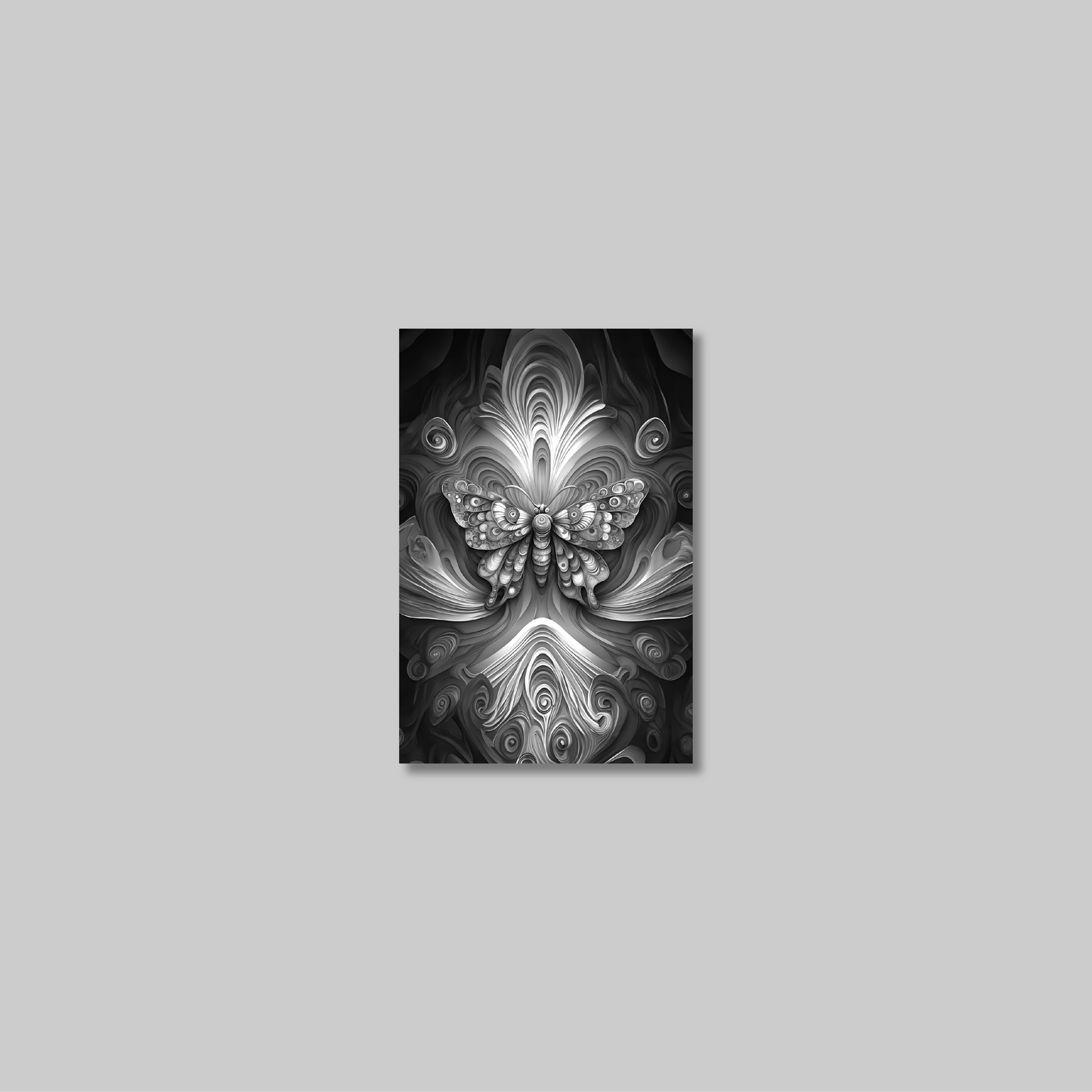 ABSTRACT BUTTERFLY **UNFRAMED ART PRINT**