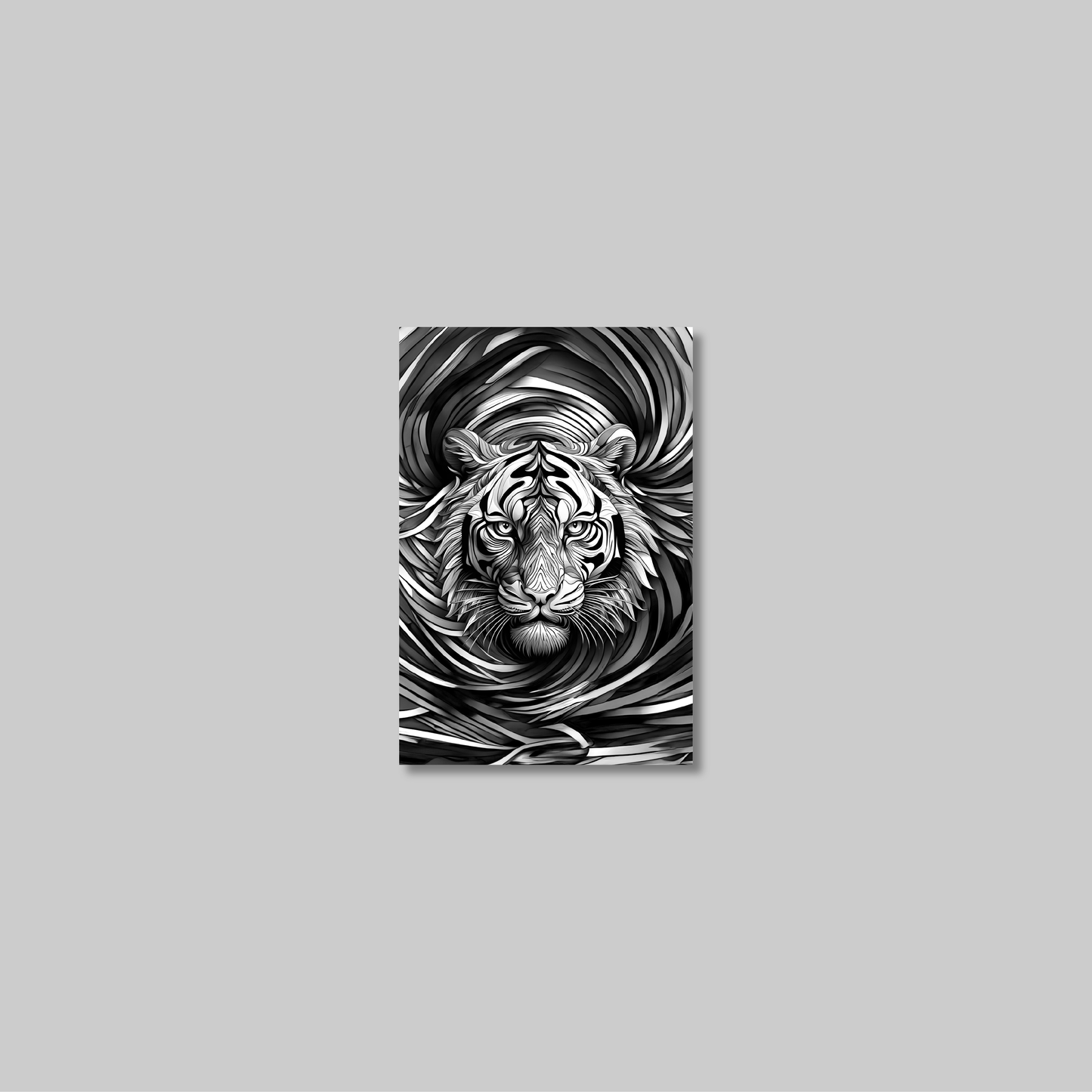 ABSTRACT TIGER **UNFRAMED ART PRINT**