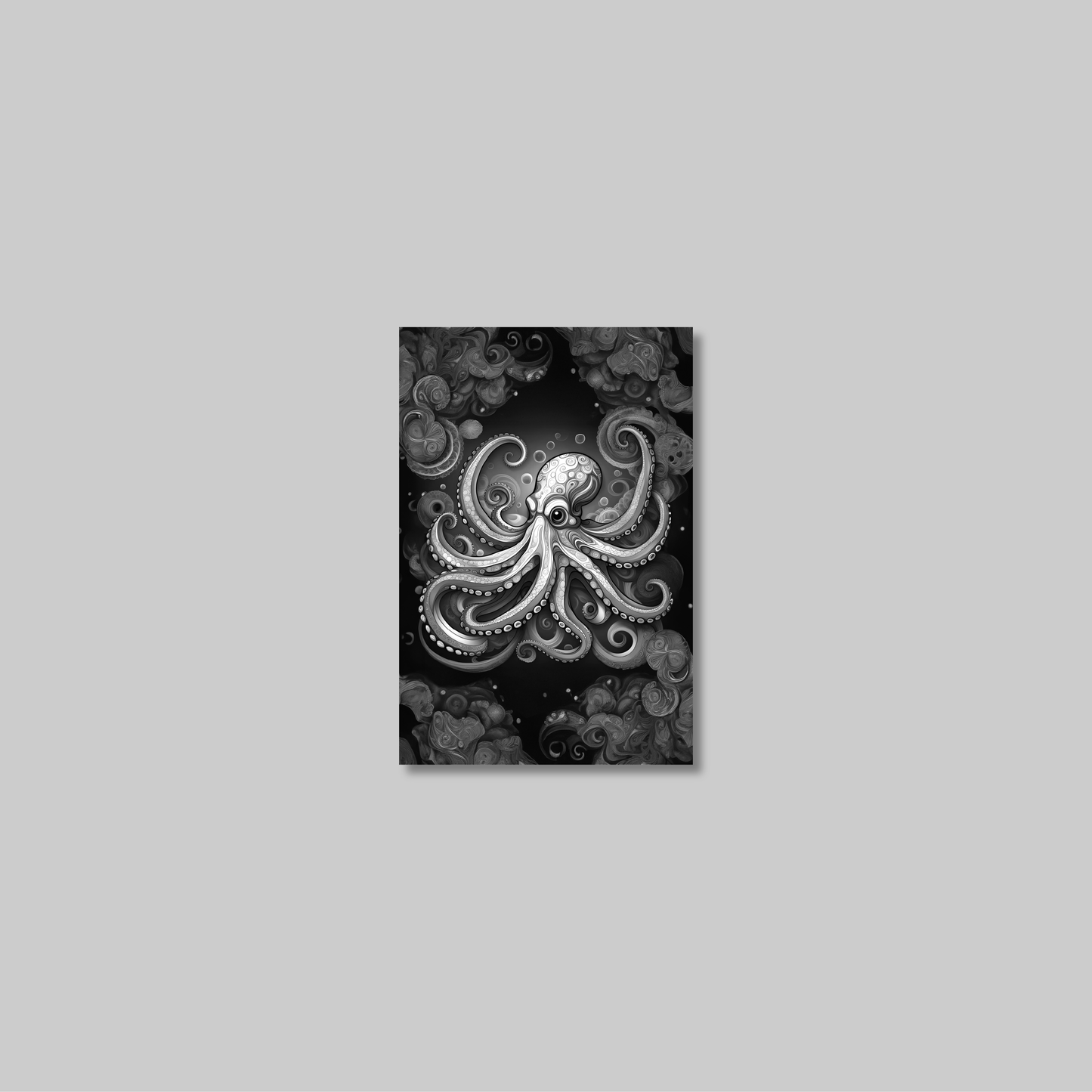 ABSTRACT OCTOPUS **UNFRAMED ART PRINT**