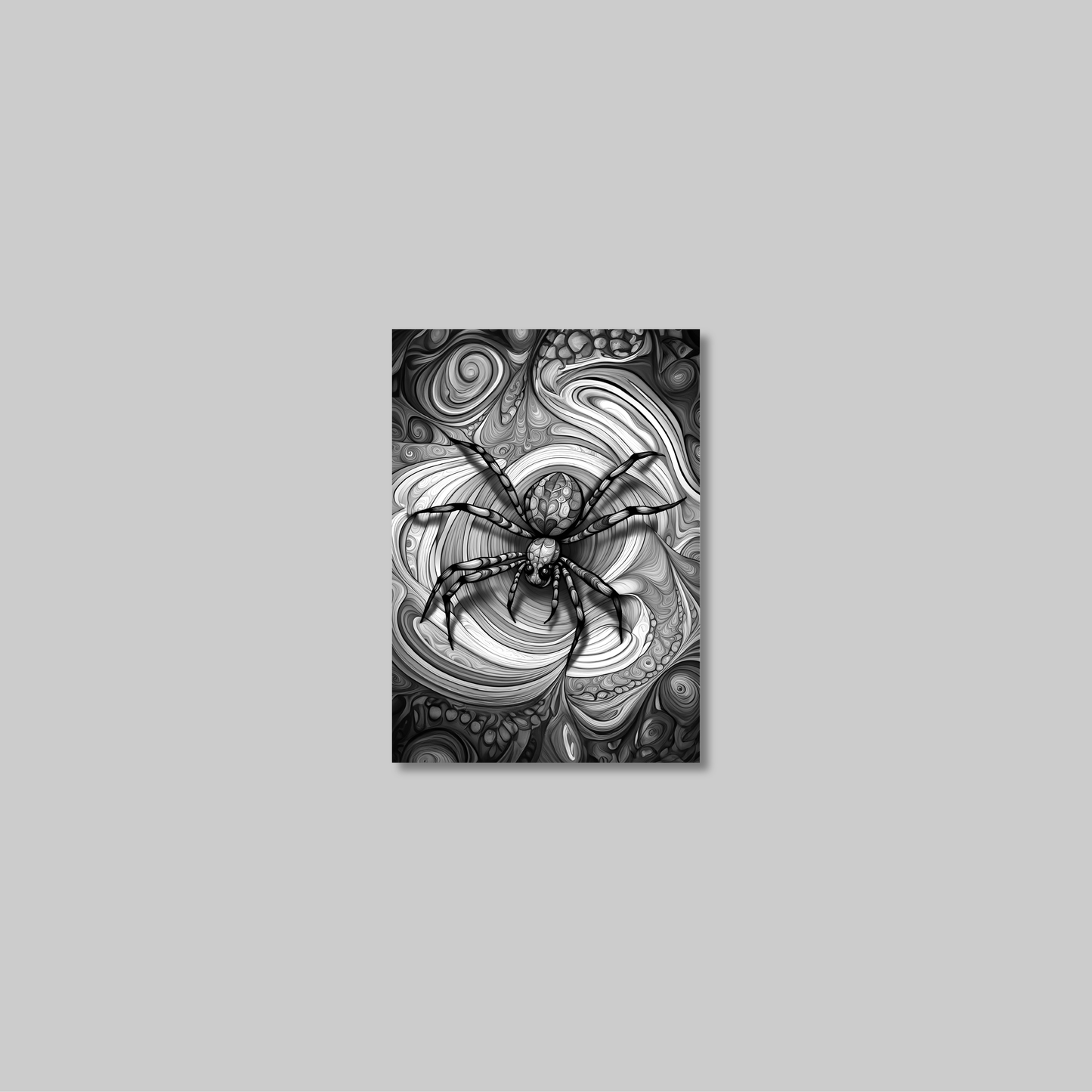 ABSTRACT SPIDER **UNFRAMED ART PRINT**