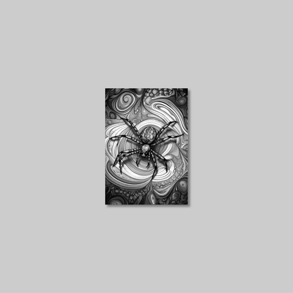ABSTRACT SPIDER **UNFRAMED ART PRINT**