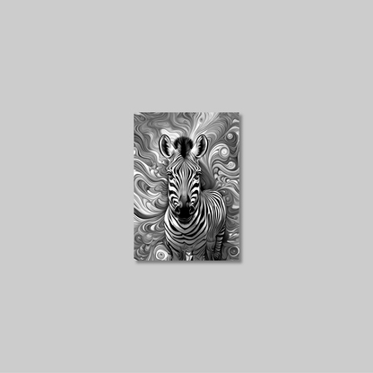 ABSTRACT ZEBRA **UNFRAMED ART PRINT**