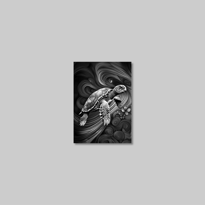 ABSTRACT TURTLE **UNFRAMED ART PRINT**