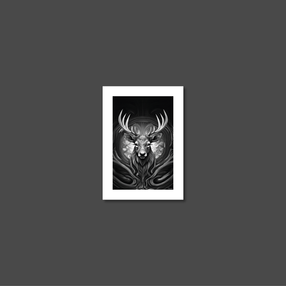 ABSTRACT STAG **UNFRAMED ART PRINT**
