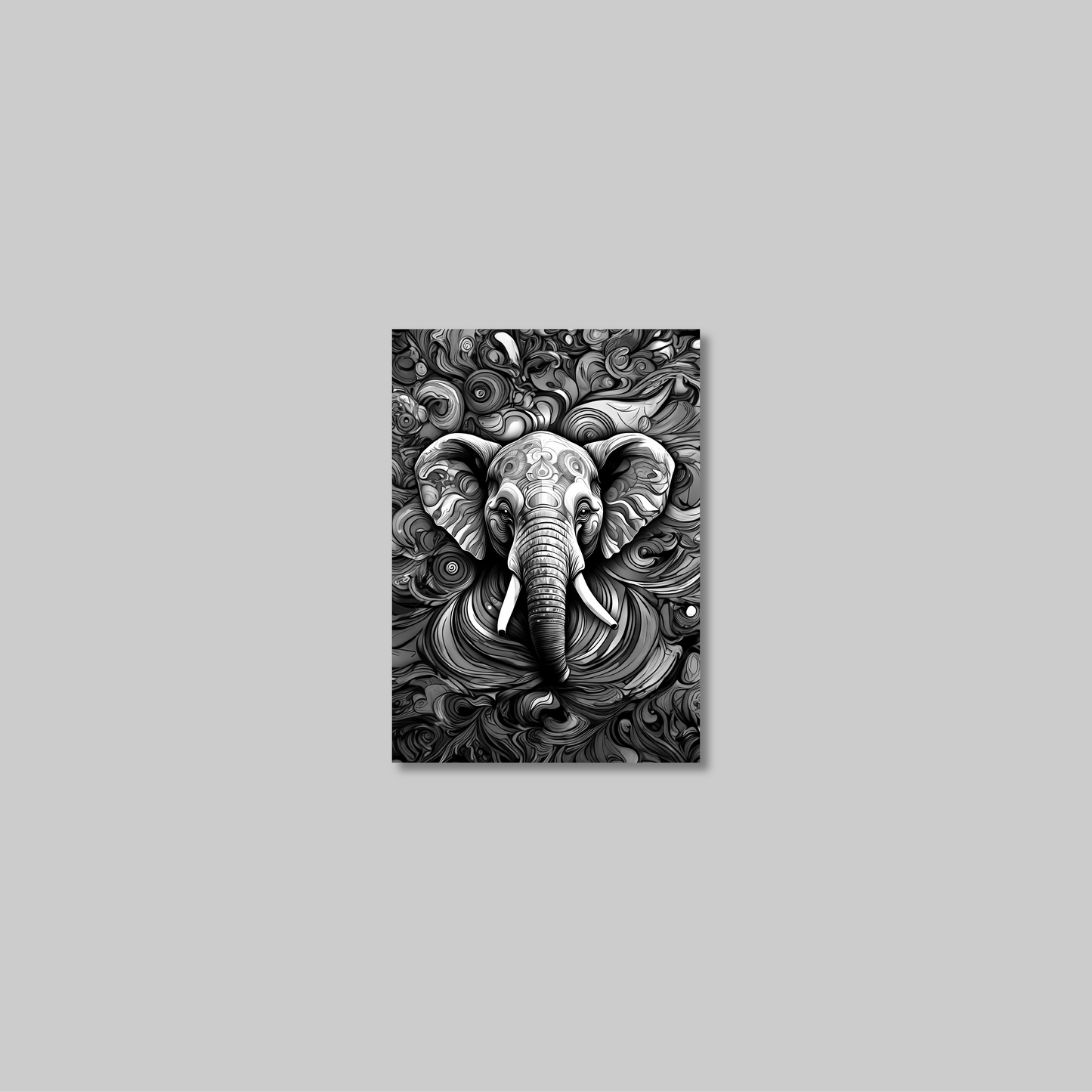 ABSTRACT ELEPHANT **UNFRAMED ART PRINT**