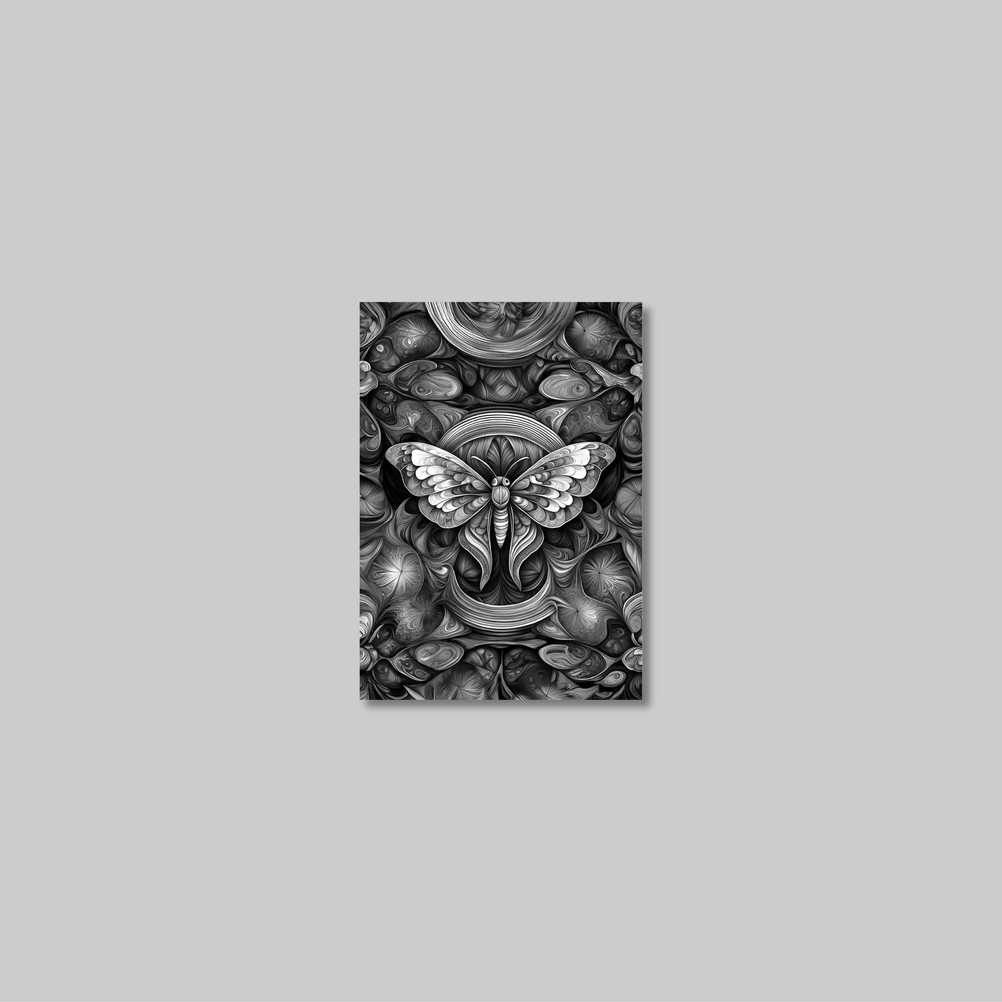 ABSTRACT MOTH **UNFRAMED ART PRINT**