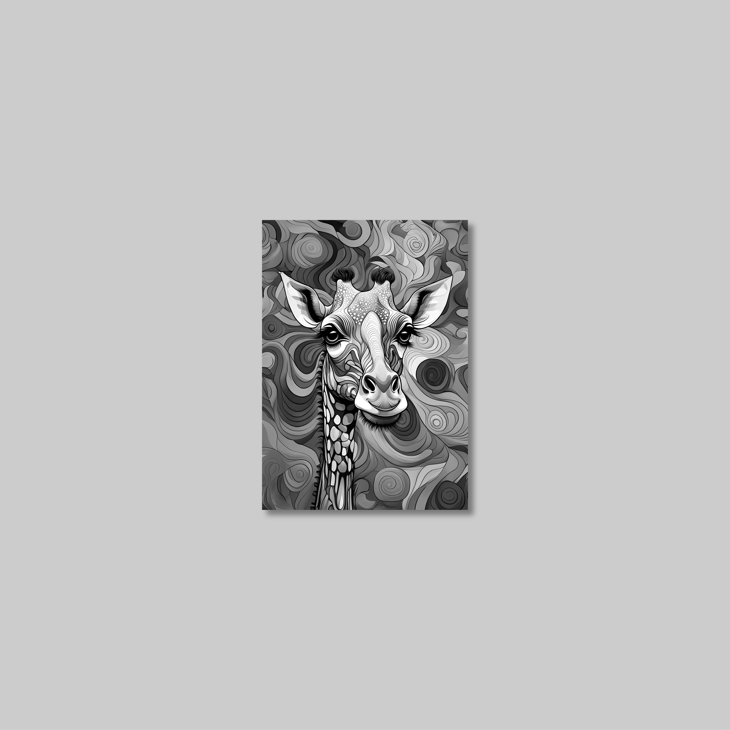 ABSTRACT GIRAFFE **UNFRAMED ART PRINT**