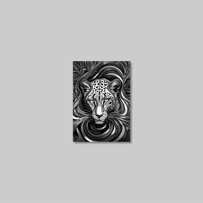 ABSTRACT LEOPARD **UNFRAMED ART PRINT**
