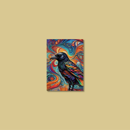 ABSTRACT CROW **UNFRAMED ART PRINT**
