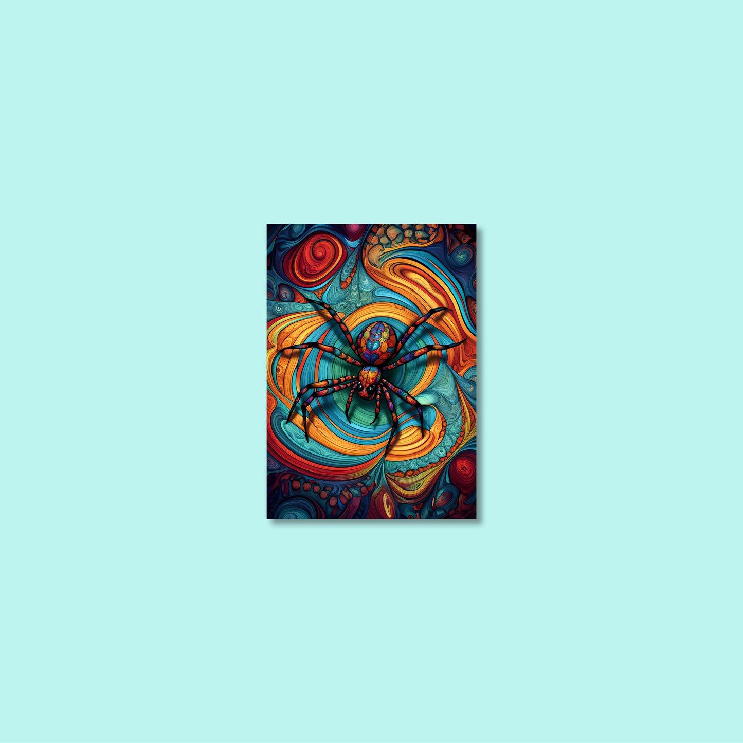 ABSTRACT SPIDER **UNFRAMED ART PRINT**