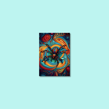 ABSTRACT SPIDER **UNFRAMED ART PRINT**